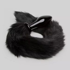 Dominix Deluxe Faux Fur Glass Butt Plug - Top 4 Best Tail Butt Plugs Reviewed - Anal Sex Toy Reviews