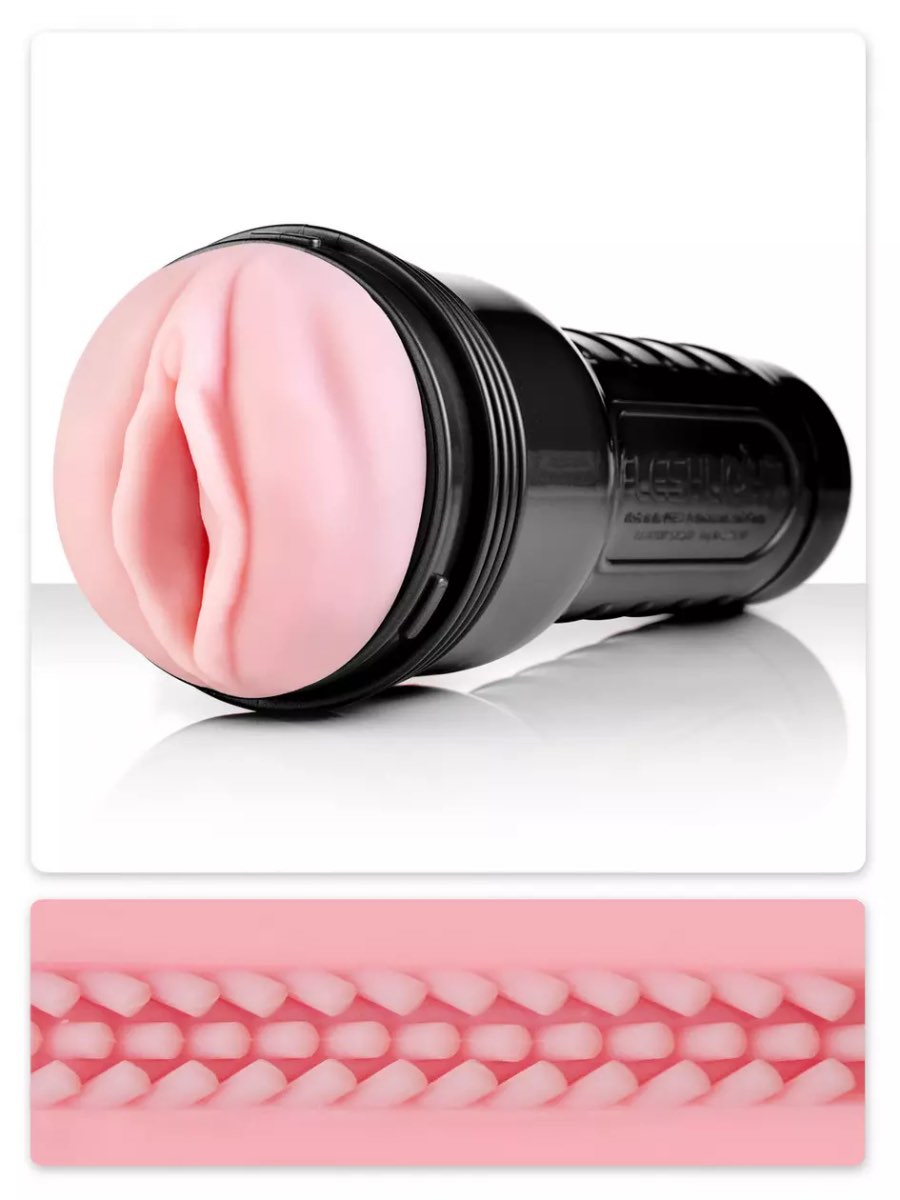 Fleshlight Vibro Pink Lady - Automatic Male Masturbator Stoker - Hands Free Sex Toy