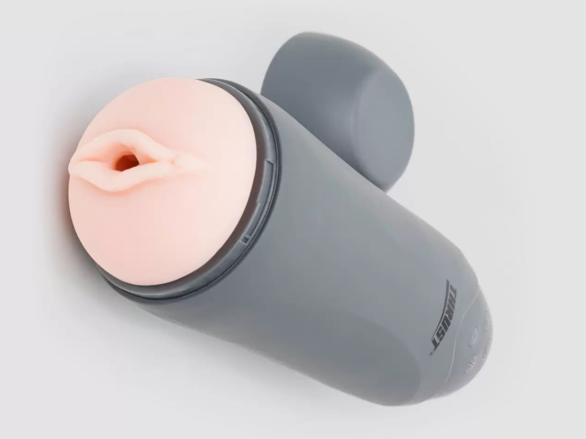 Thrust Pro Tech Suction Masturbator - Automatic Male Masturbator Stoker - Hands Free Sex Toy