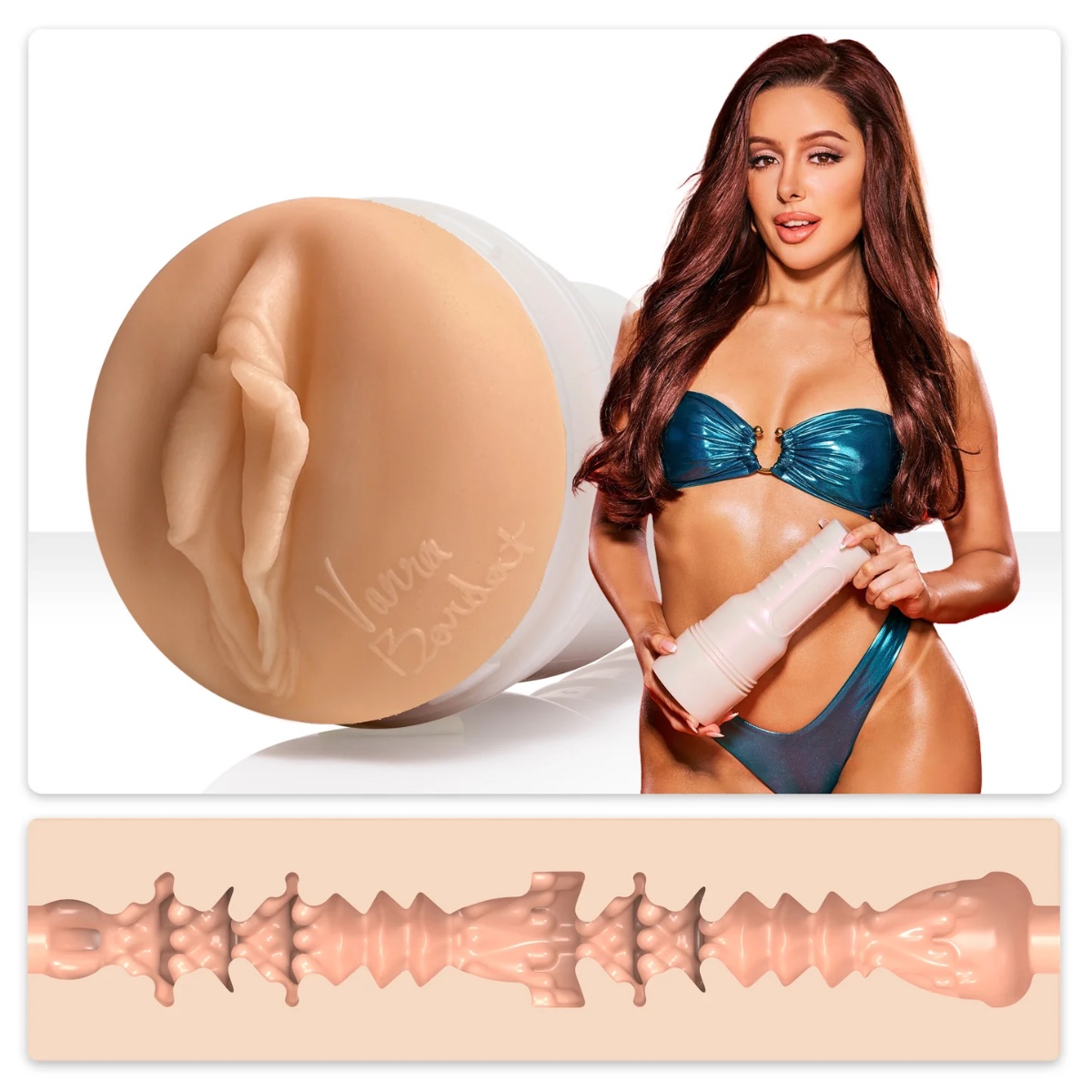 Vanna Bardot Fleshlight - Dopamine Fleshlight Texture - Oxytocin Fleshlight Template