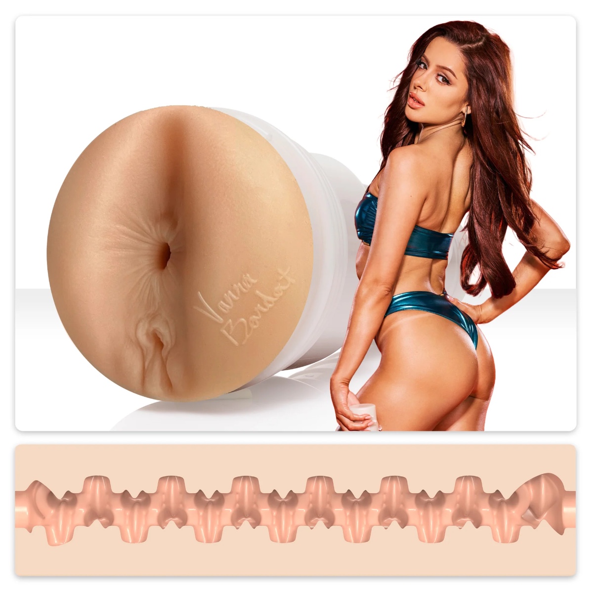 Vanna Bardot Fleshlight - Dopamine Fleshlight Texture - Oxytocin Fleshlight Template