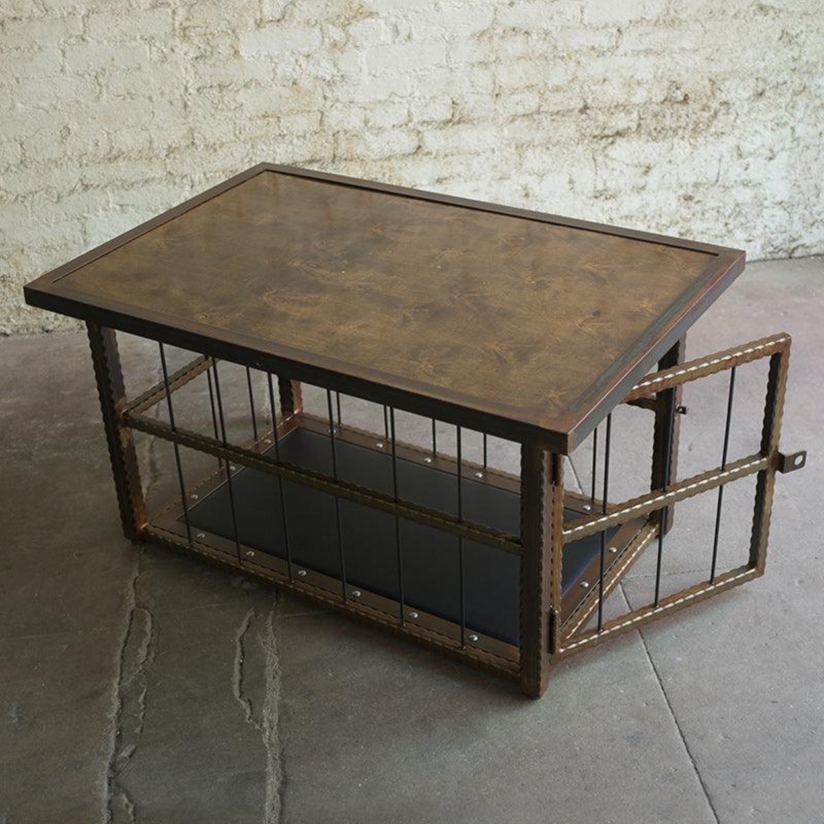 BDSM Hammered Steel Coffee Table Cage Review